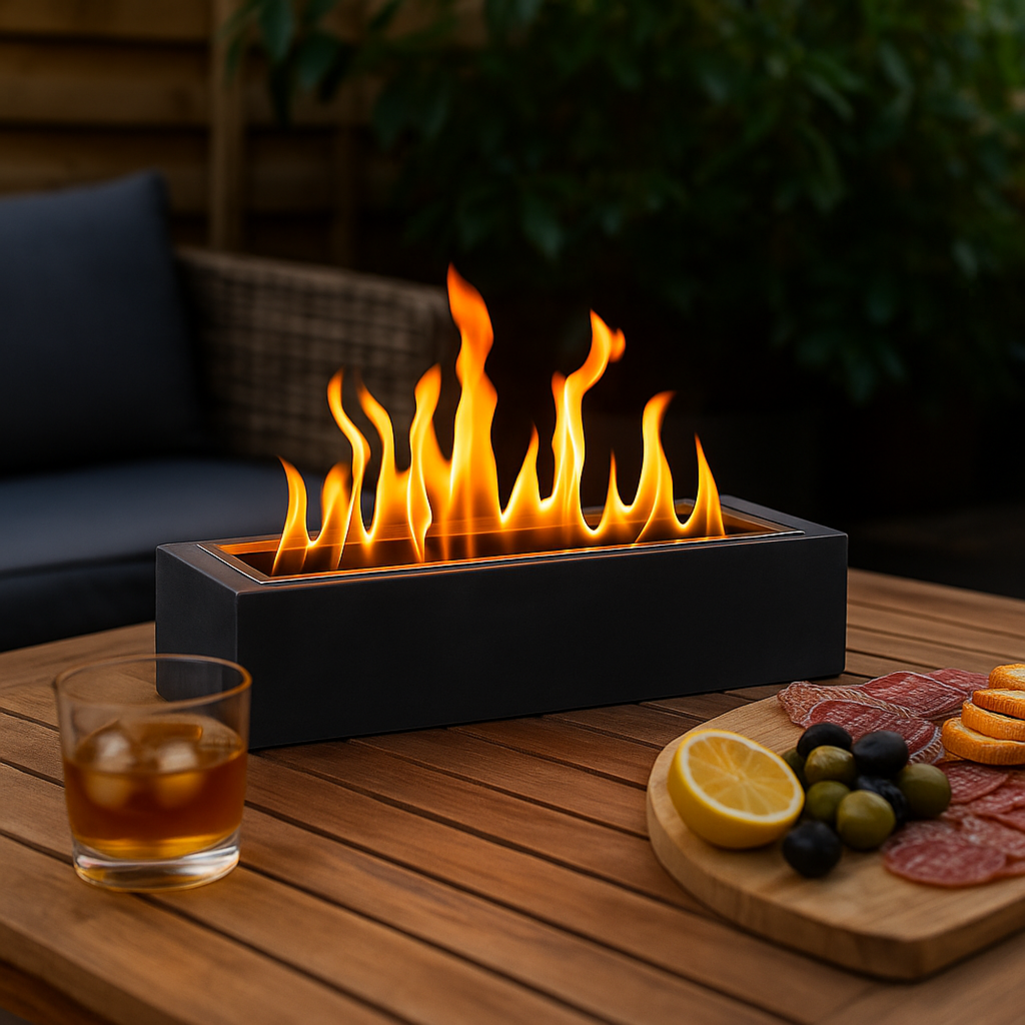 Ardente™ XL Bioethanol Tischkamin – Beton, Anthrazit