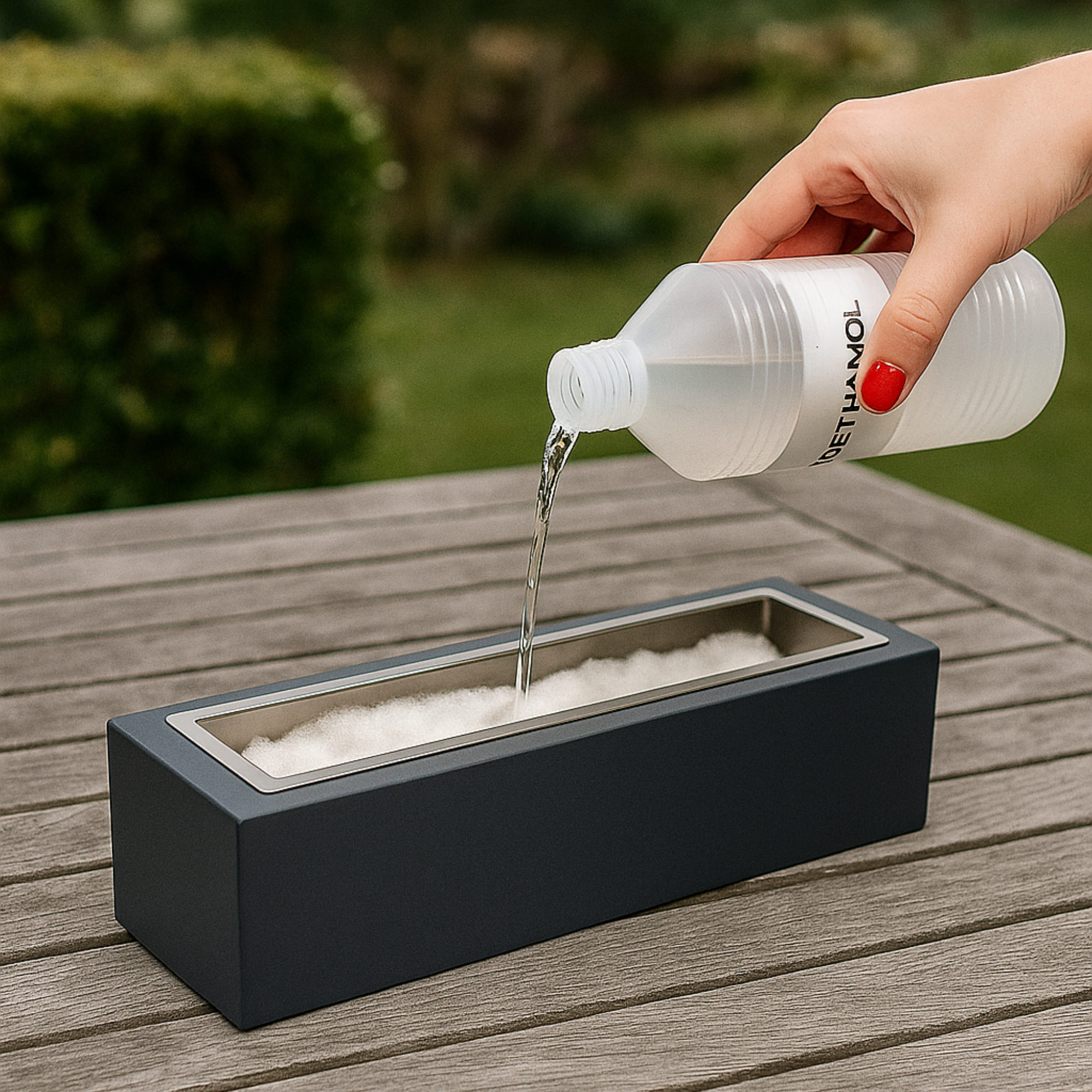 Ardente™ XL Bioethanol Tischkamin – Beton, Anthrazit