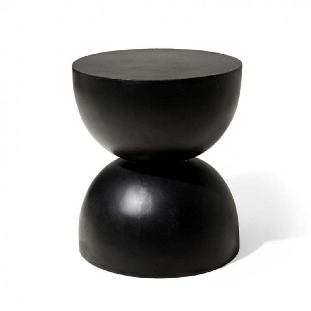 Ardente™ Side Table – Cylinder Shape – Black