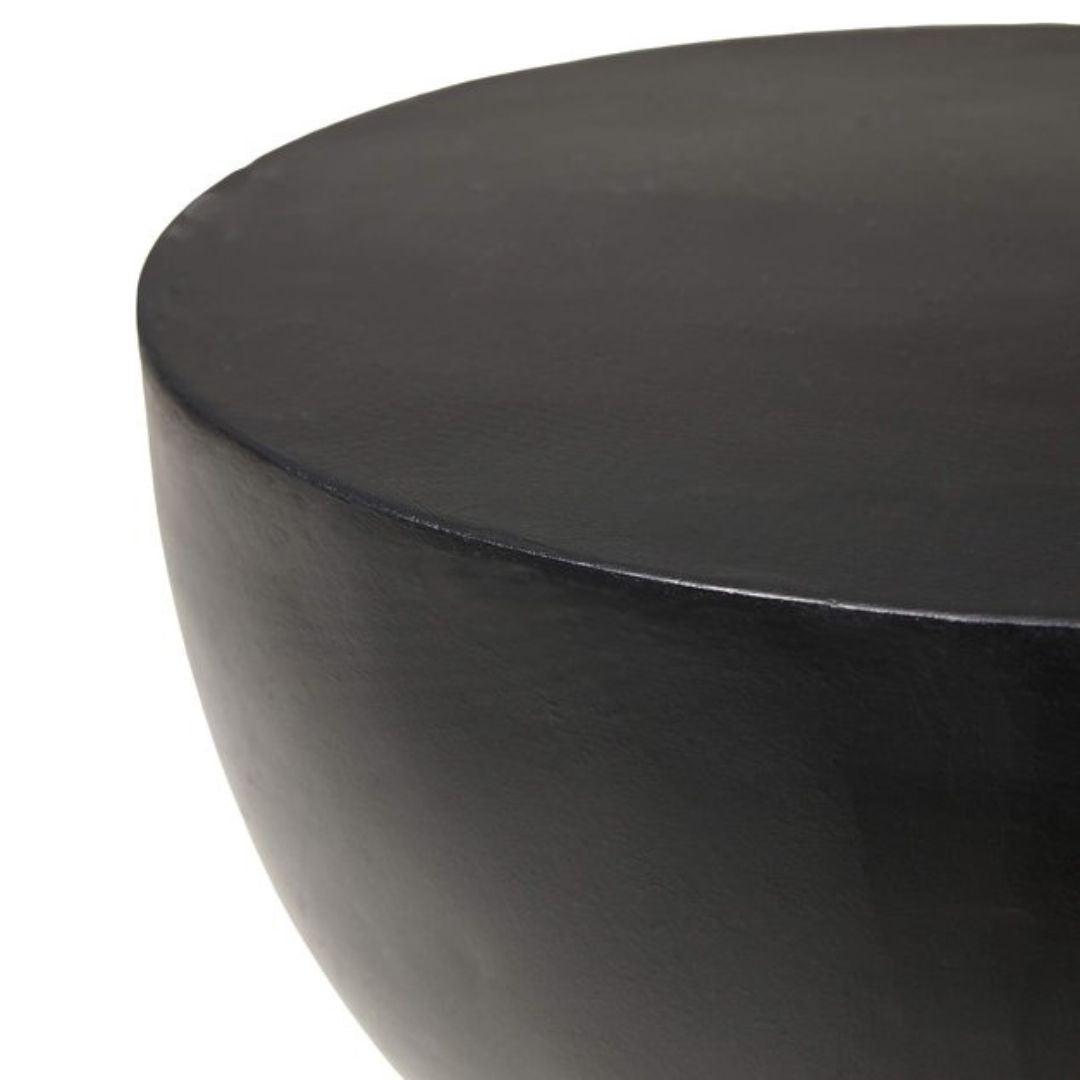 Ardente™ Side Table – Cylinder Shape – Black