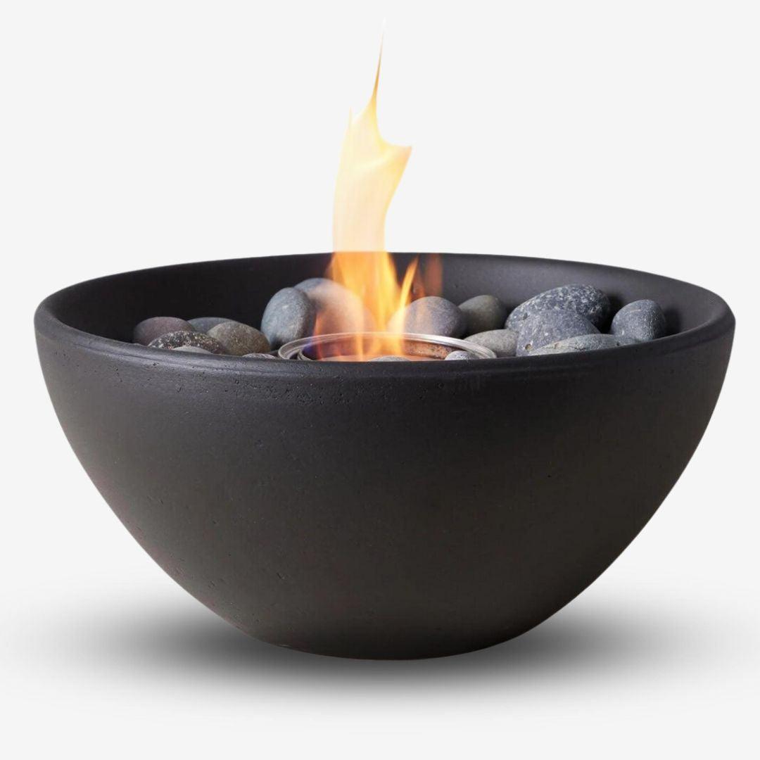 Black Tabletop Fire Pit – Bio Ethanol | Ardente™