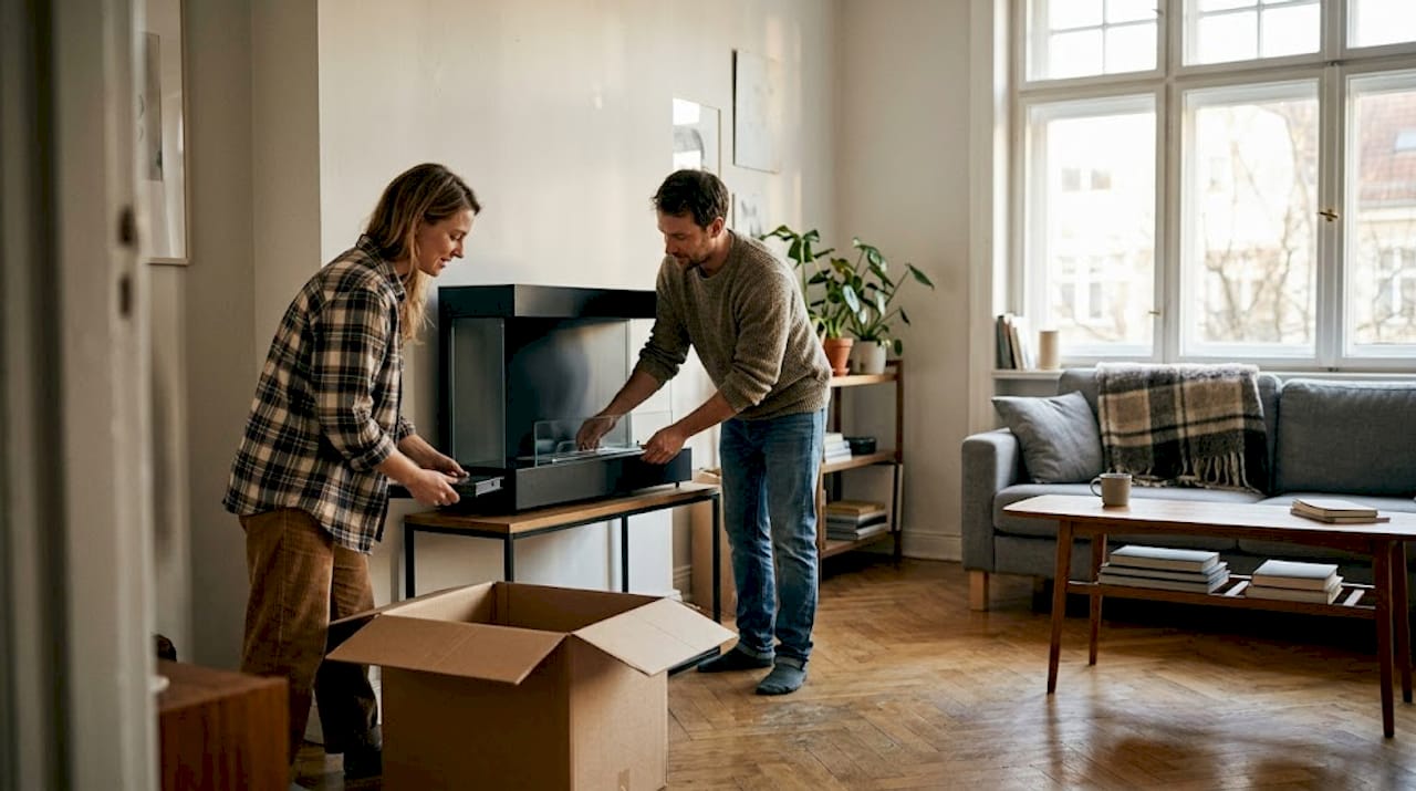 Intégrer une cheminée au bioéthanol dans un salon contemporain : une touche design et écologique