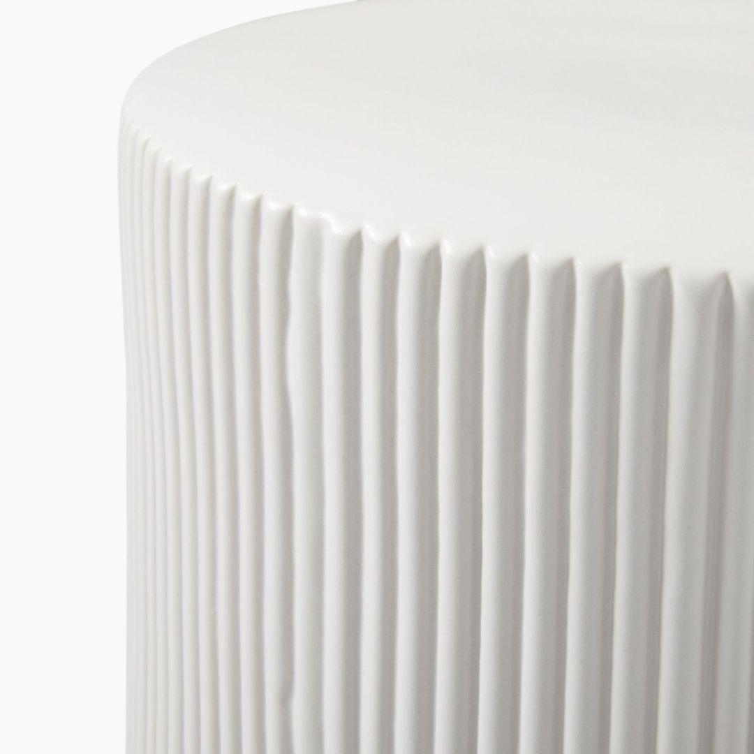 Ardente™ Beistelltisch – Rund – Weiß