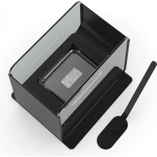 Flamme Royale™ Black Rectangular Tabletop Fireplace | Bio Ethanol