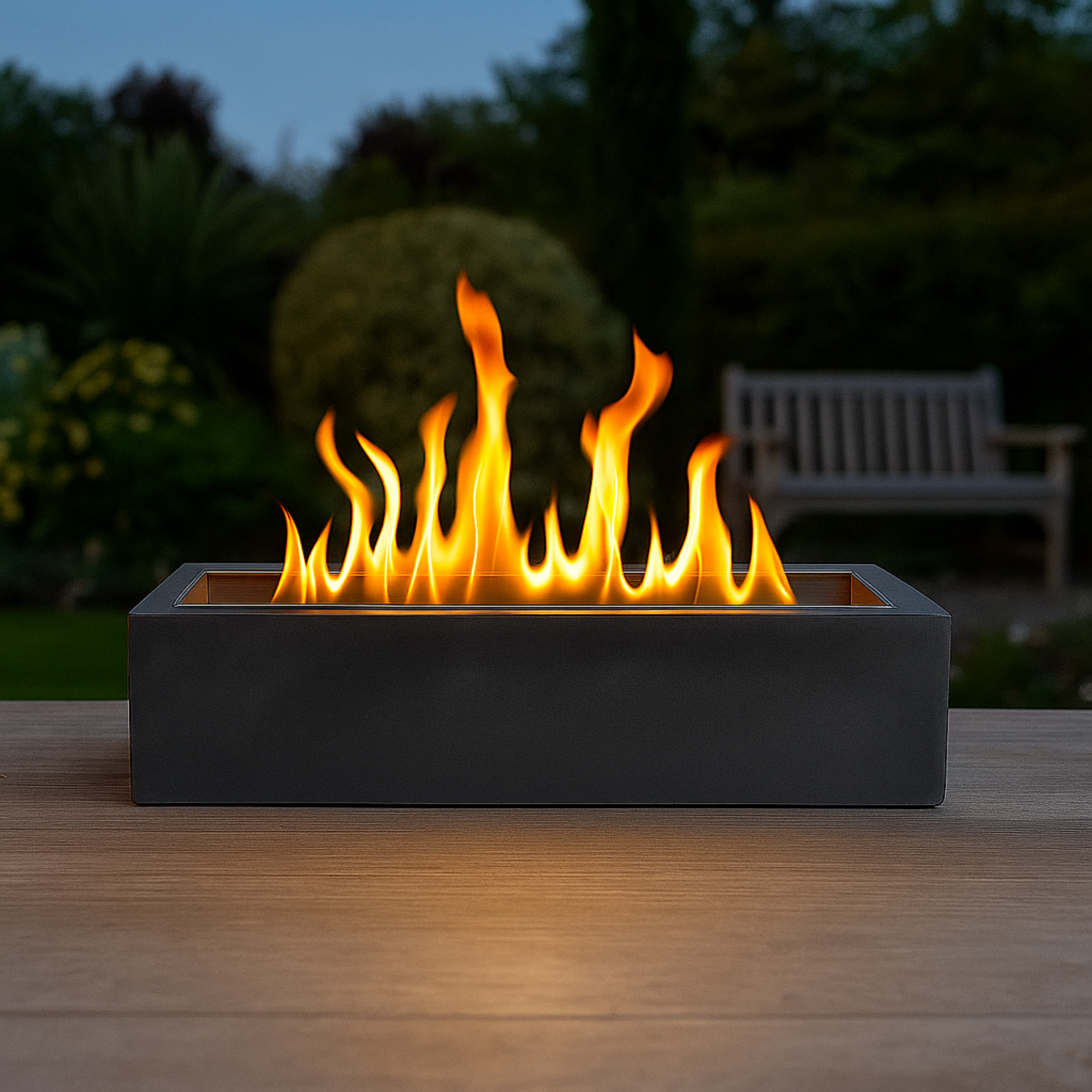 Ardente™ XL Bio Ethanol Tafelhaard – Beton Antraciet