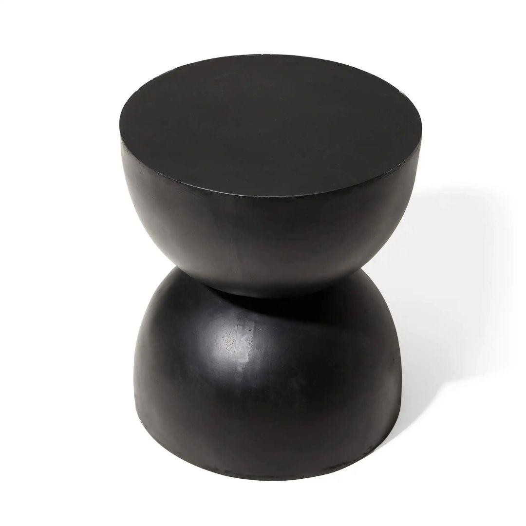 Ardente™ Side Table – Cylinder Shape – Black