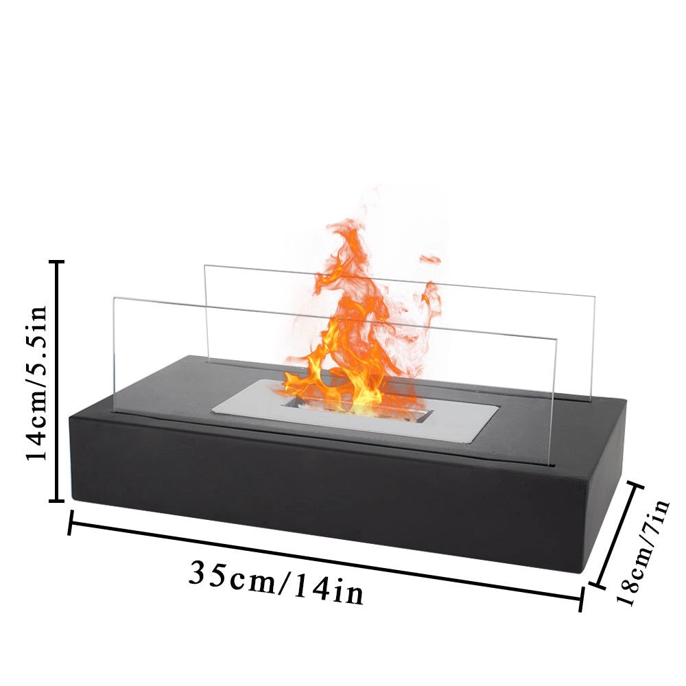 Flaemme Tabletop Fireplace – Rectangular